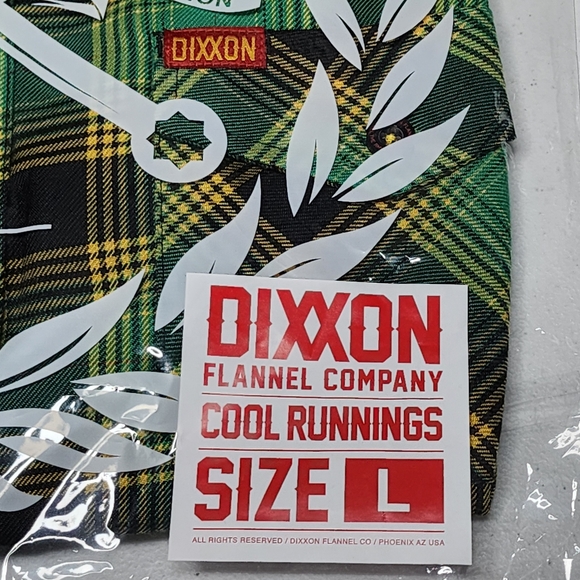 DIXXON FLANNEL - COOL RUNNINGS Flannel Shirt - Women's Large - Picture 5 of 8